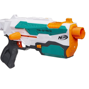 اسباب بازی تفنگ نرف تیر اسفنجی مدل Nerf Modulus Tri-Strike _اسباب بازی تفنگ